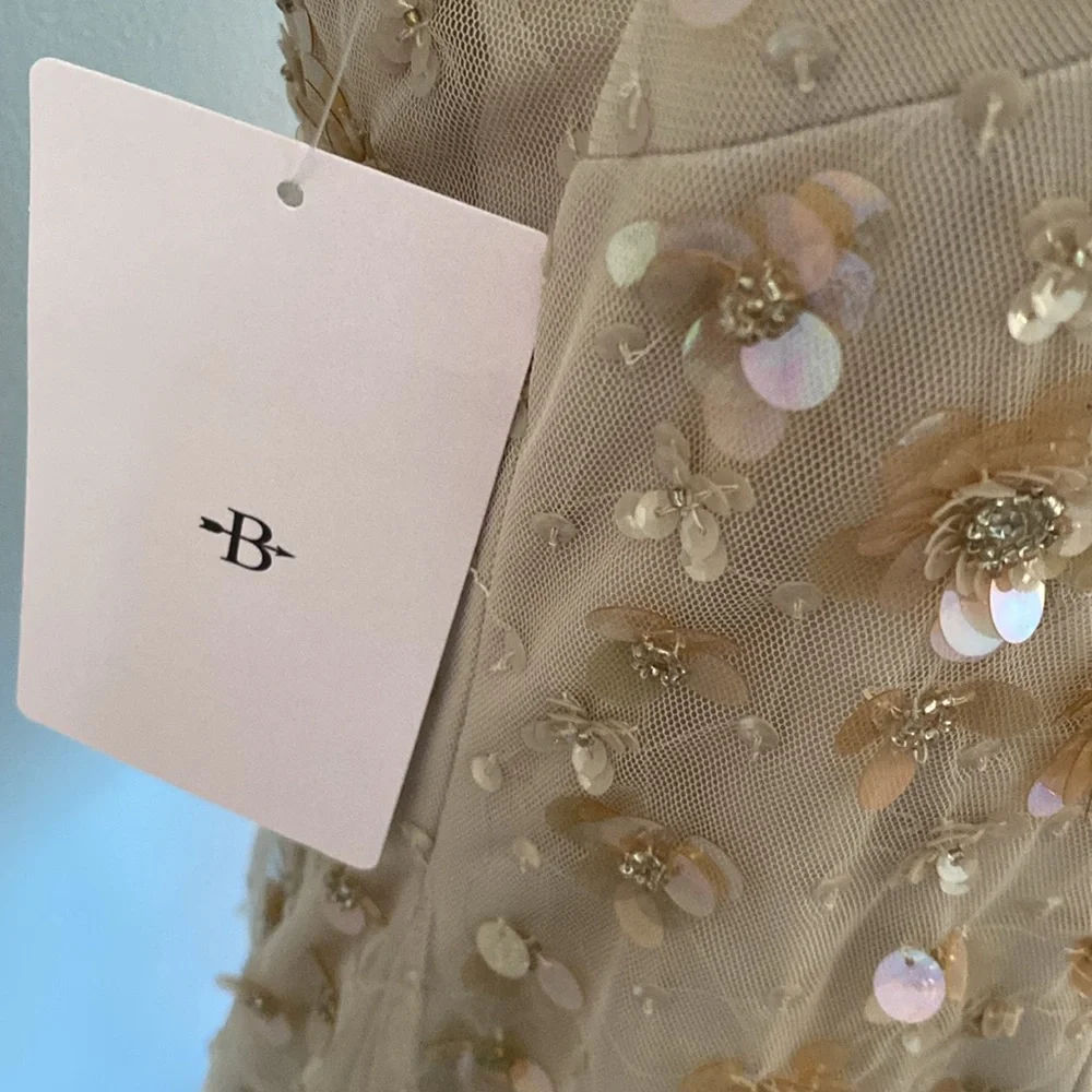 Adrianna Papell NWT off shoulder size 14 gown - Picture 7 of 16